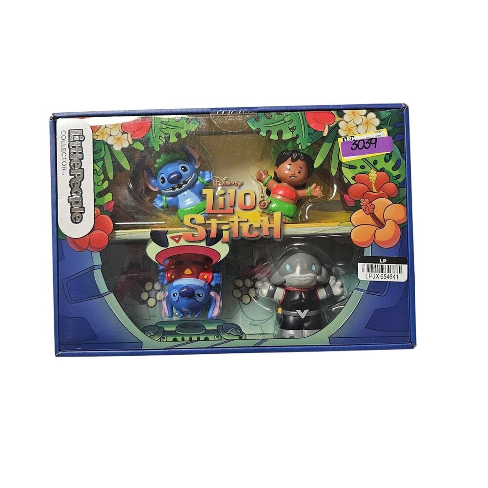Fisher Price Little People Disney Lilo & Stitch Special Edition Set 4 Fig NWT - Picture 5 of 6